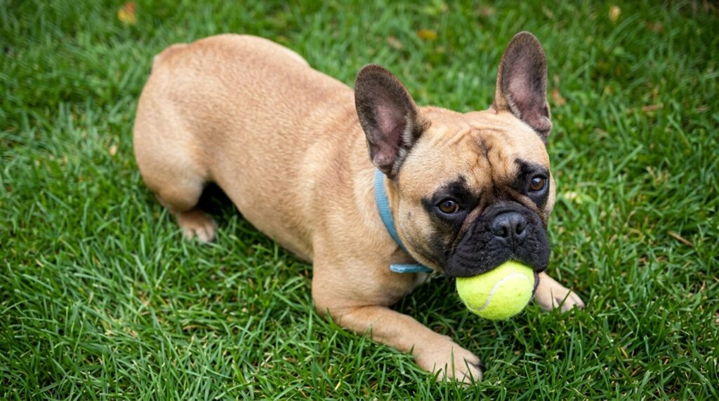 French Bulldog exercise intolerance causing early fatigue on walks
