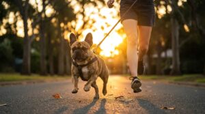 French Bulldog exercise intolerance causing early fatigue on walks