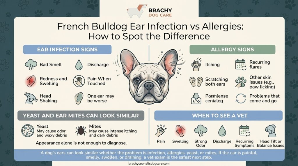 French Bulldog Ear Infection vs Allergies: How to Spot the Difference