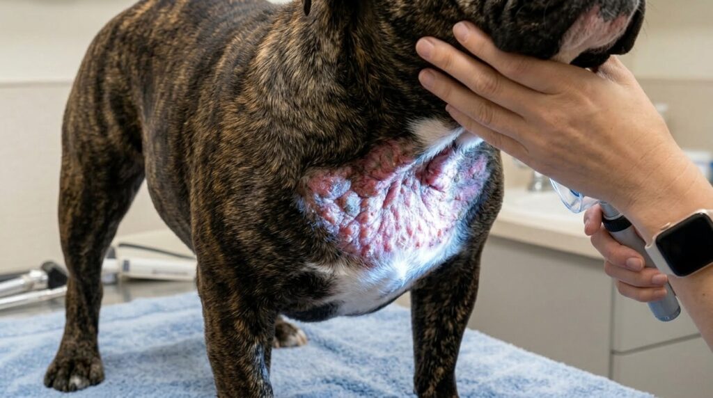 french bulldog skin infection